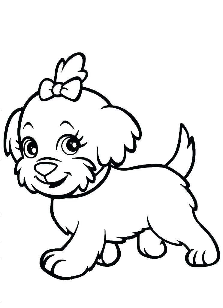 Cute Baby Puppy Coloring Pages at GetColorings.com | Free printable