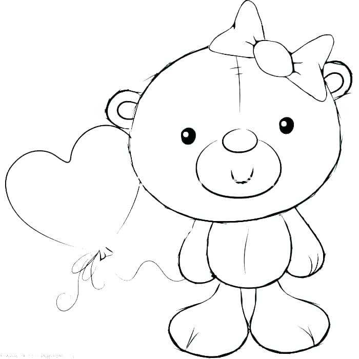 Cute Bear Coloring Pages at GetColorings.com | Free printable colorings