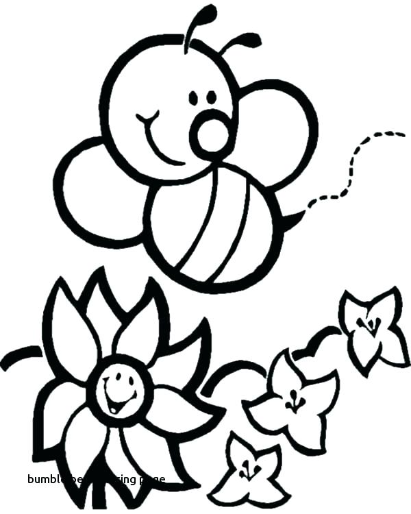 Cute Bumble Bee Coloring Pages At Getcolorings.com | Free Printable