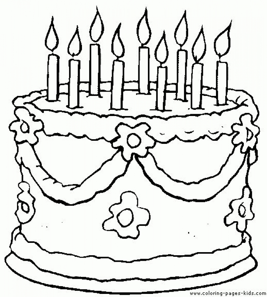 Cute Cake Coloring Pages at GetColorings.com   Free printable colorings ...