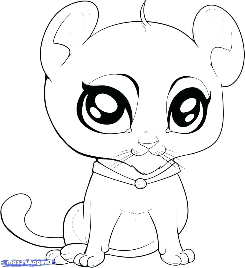 Cute Cartoon Animals Coloring Pages at GetColorings.com   Free ...