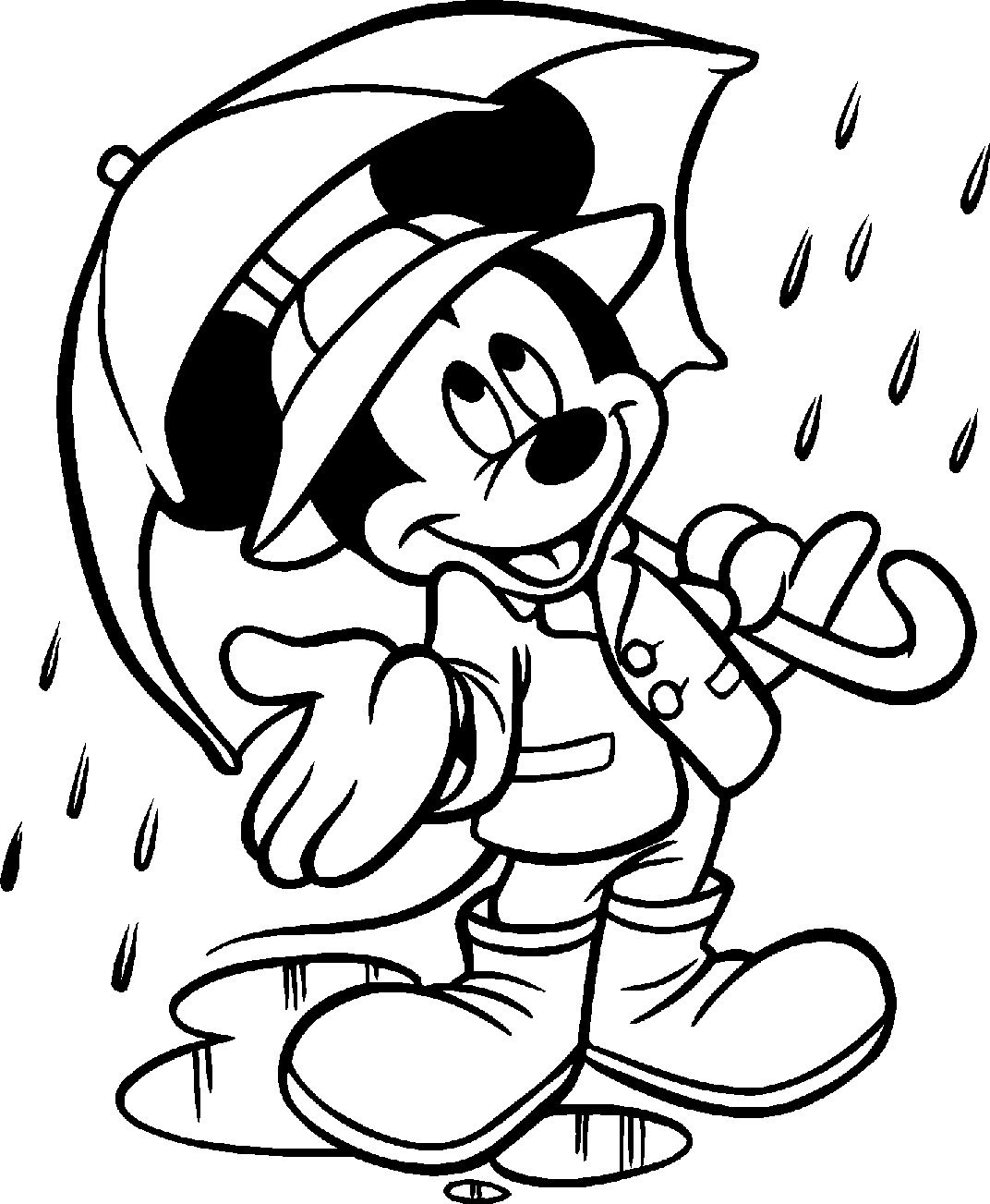 Cute Cartoon Characters Coloring Pages at Free