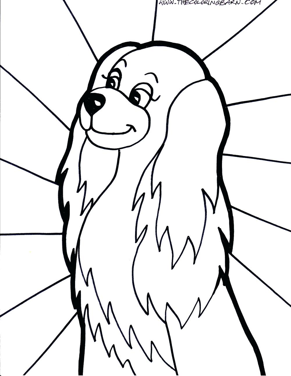 Cute Cartoon Dog Coloring Pages at GetColorings.com | Free printable