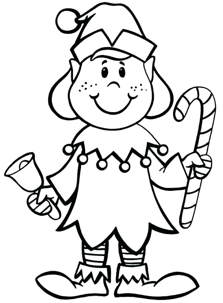 Cute Christmas Elf Coloring Pages at GetColorings com Free printable