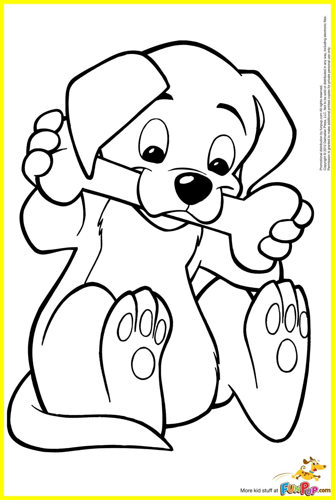 Cute Christmas Puppy Coloring Pages At Getcolorings.com | Free