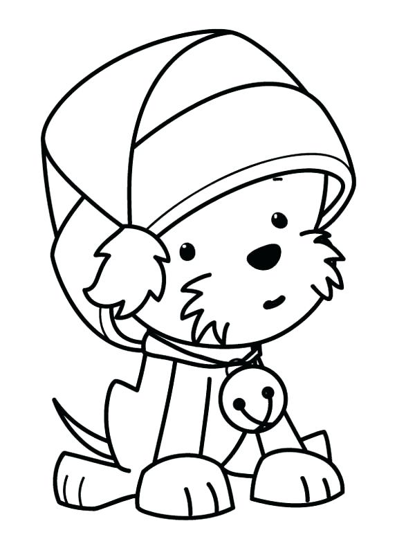 easy cute christmas coloring pages