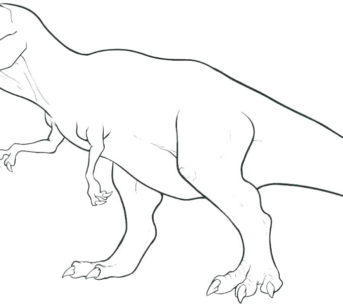 678x600 Cute Dinosaur Coloring Pages Free Printable