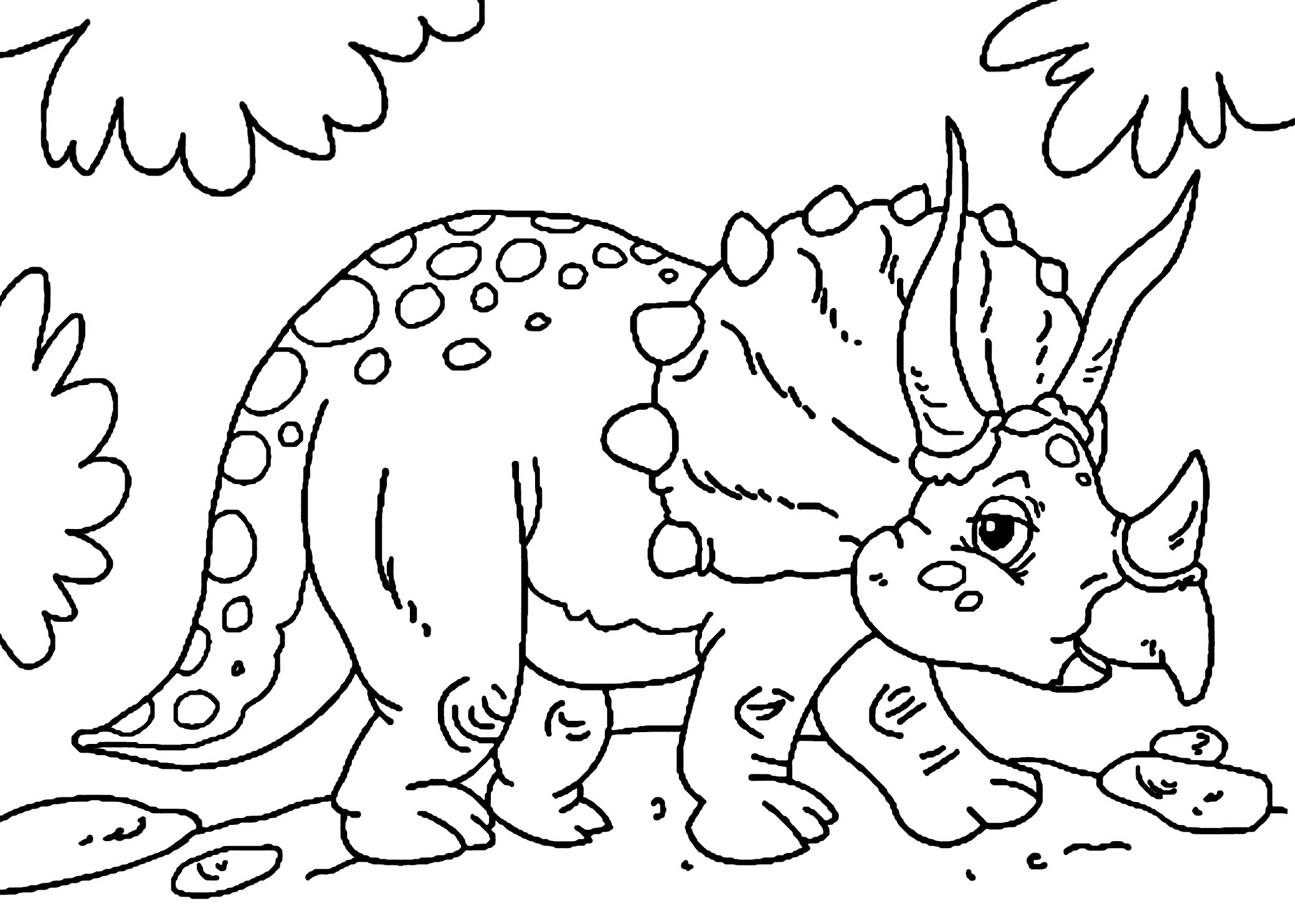Cute Dinosaur Coloring Pages For Kids at GetColorings.com ...
