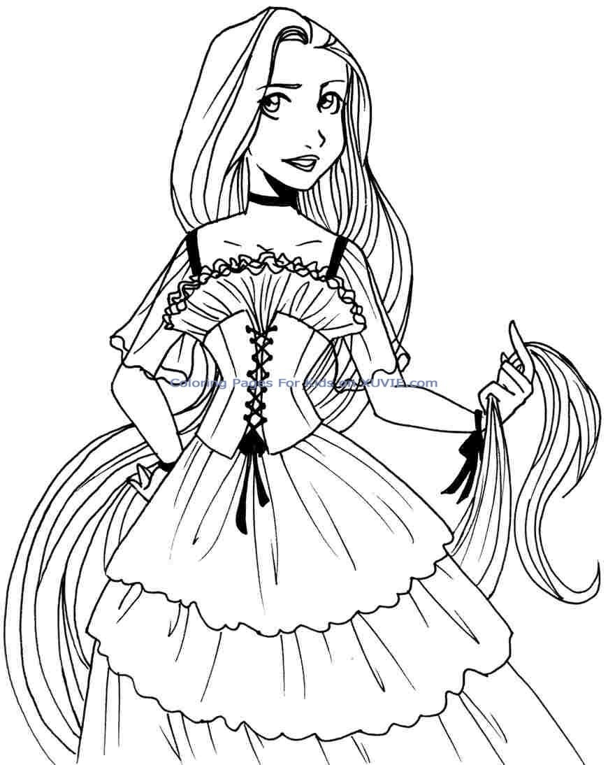 Cute Disney Princess Coloring Pages At GetColorings Free 