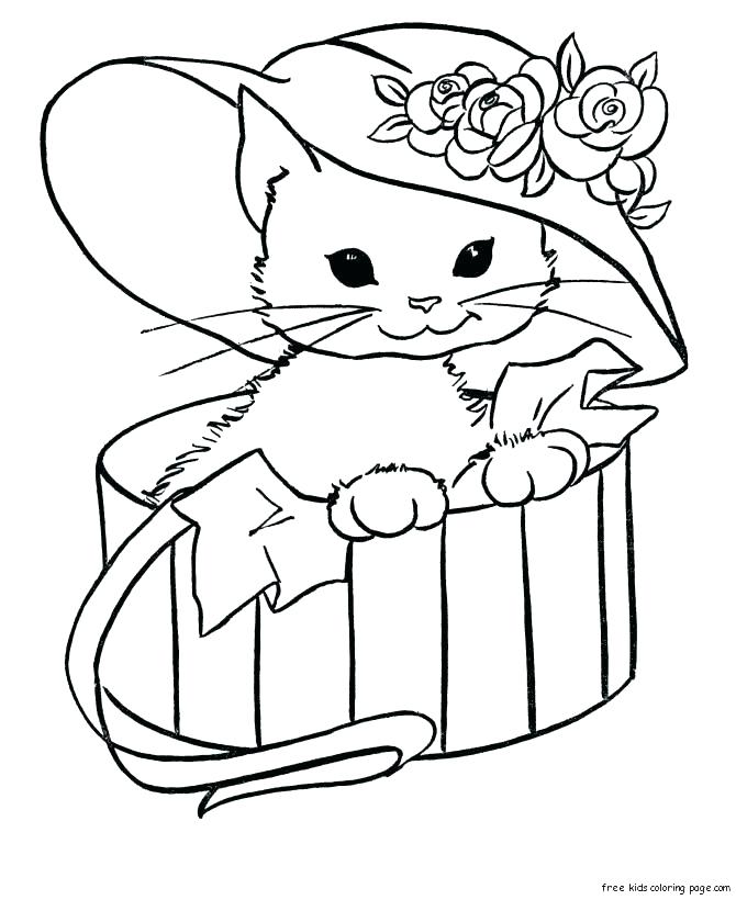 Cute Dog And Cat Coloring Pages at GetColorings.com | Free printable