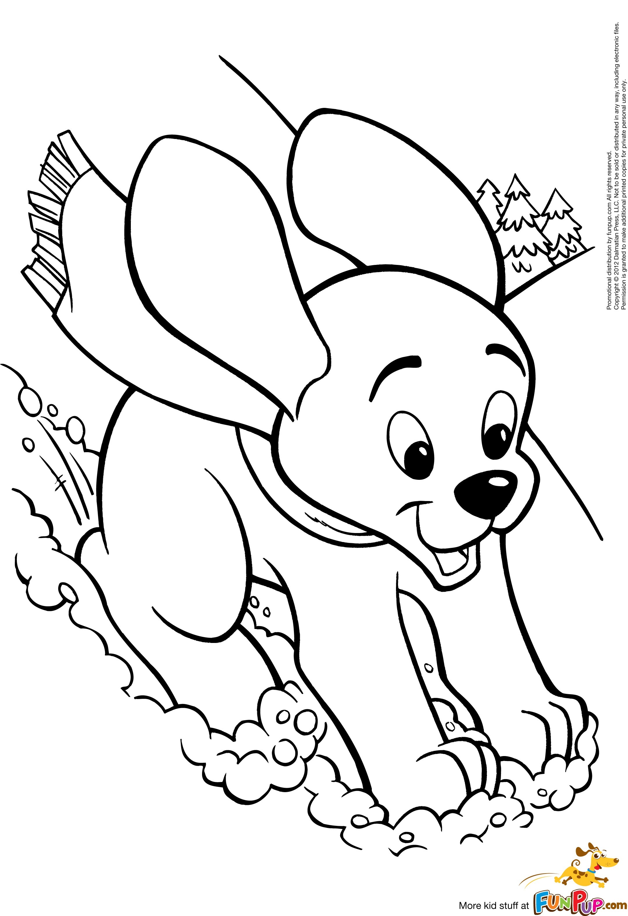 Cute Dog Coloring Pages For Kids at GetColorings.com ...