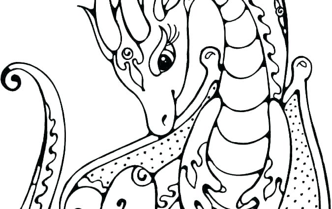 dragon coloring pages cute coloring pages