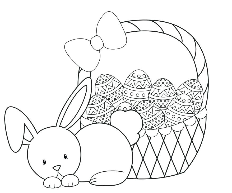 878x732 Easter Bunny Coloring Pages Awesome Cute