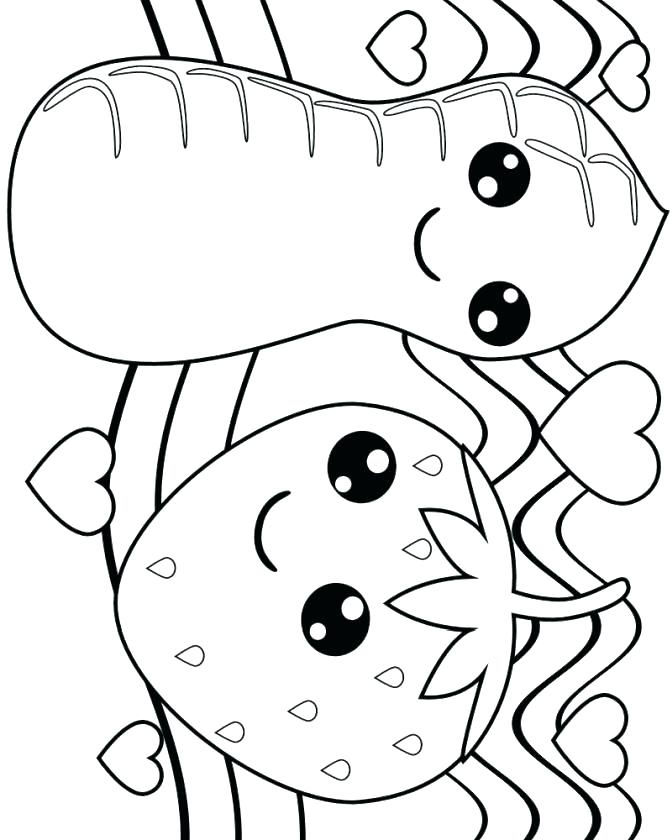 Cute Food Coloring Pages at GetColorings.com | Free ...