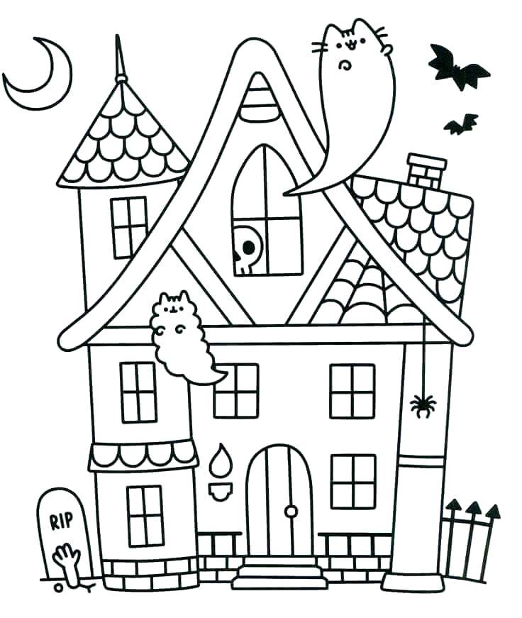 Cute Ghost Coloring Pages at GetColorings.com | Free printable