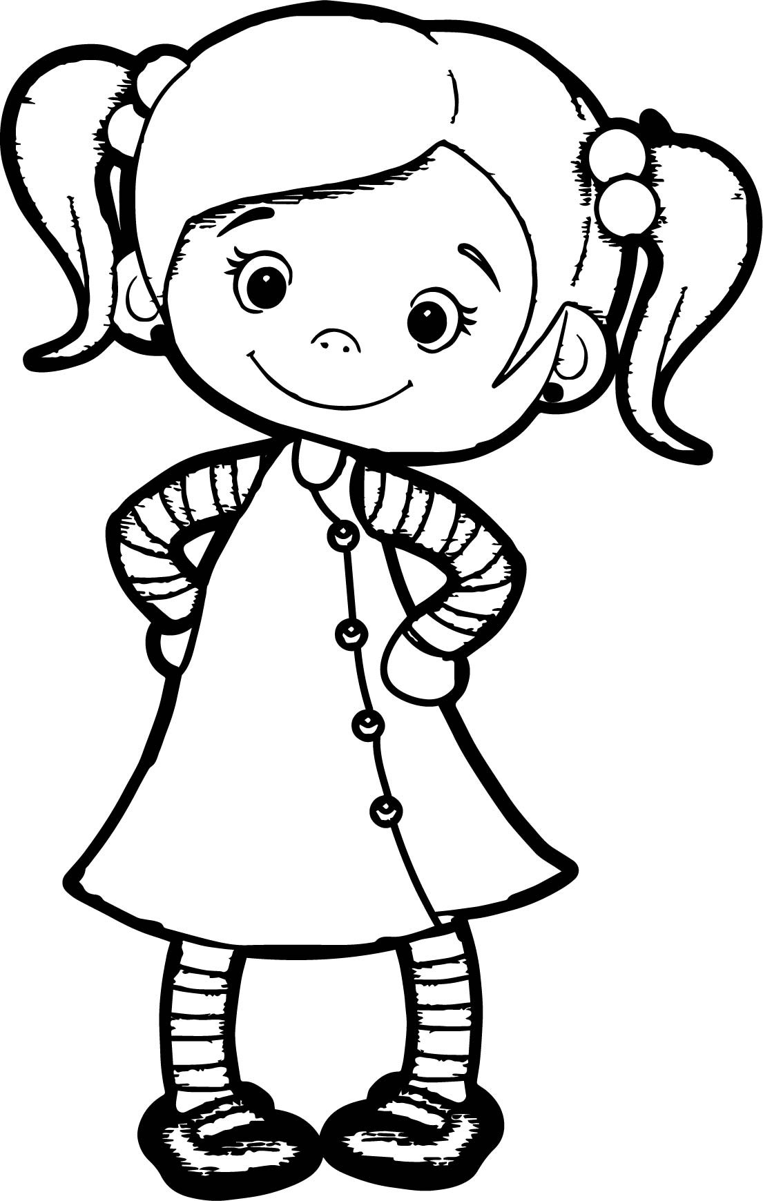 Cute Girl Coloring Pages Print at GetColorings.com | Free printable