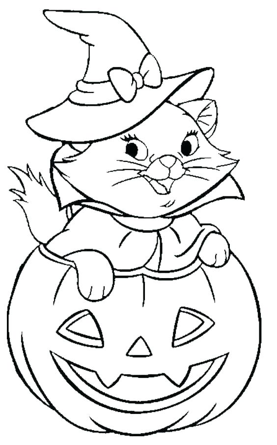 Cute Halloween Coloring Pages For Kids at GetColorings.com | Free