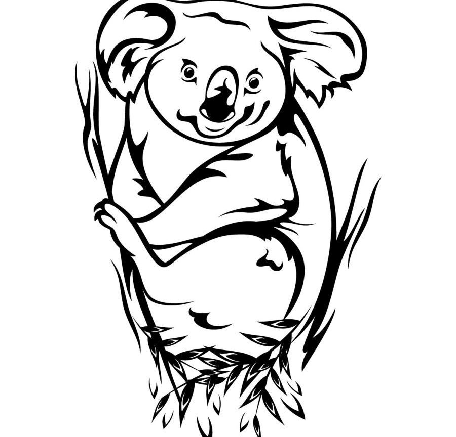 Cute Koala Coloring Pages at GetColorings.com | Free printable