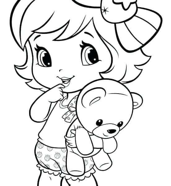 Cute Little Girl Coloring Pages at GetColorings.com | Free printable