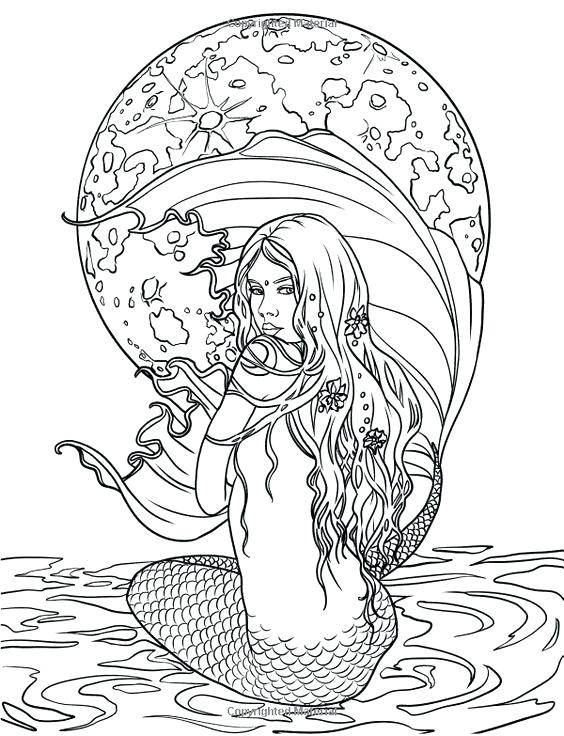 Cute Mermaid Coloring Pages at GetColorings.com | Free ...