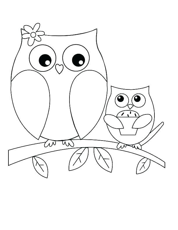 Cute Owl Coloring Pages At GetColorings Free Printable Colorings 