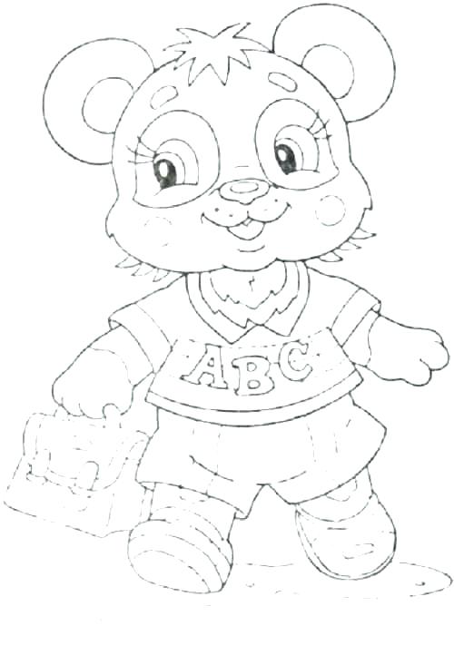 Cute Panda Coloring Pages At Getcolorings Com Free Printable 500x733 Cute Panda Coloring Pages Baby