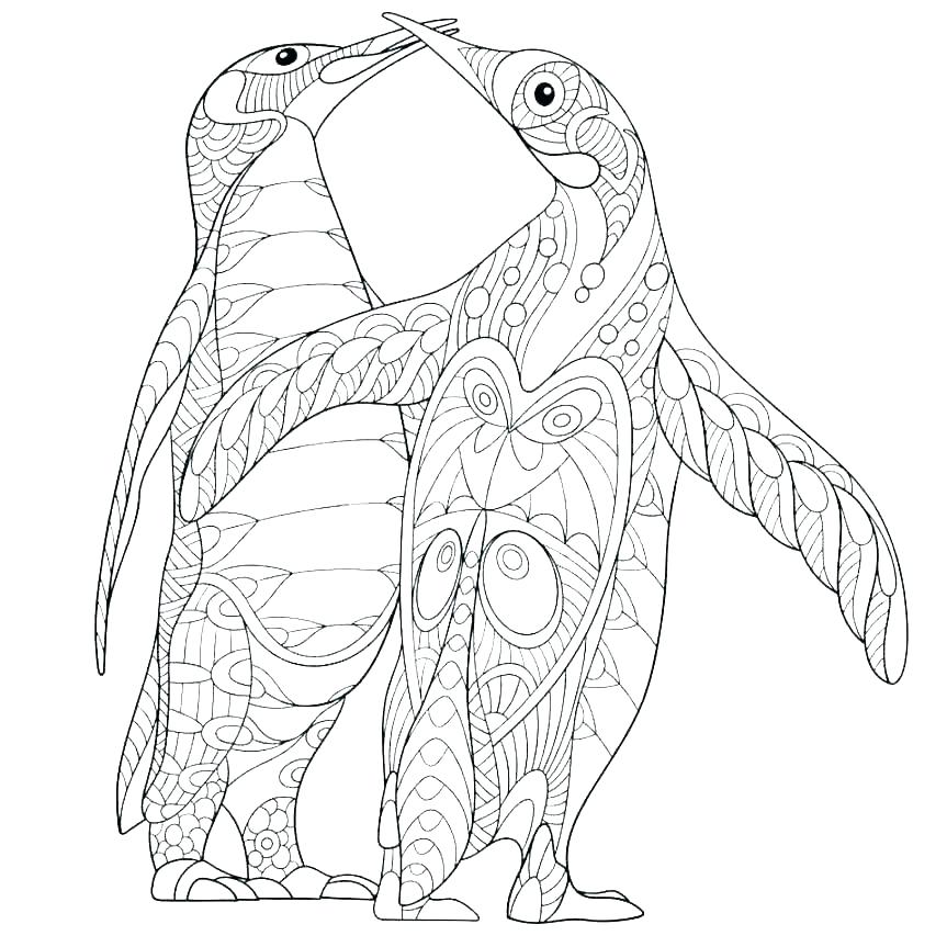 Cute Penguin Coloring Pages at GetColorings.com | Free ...