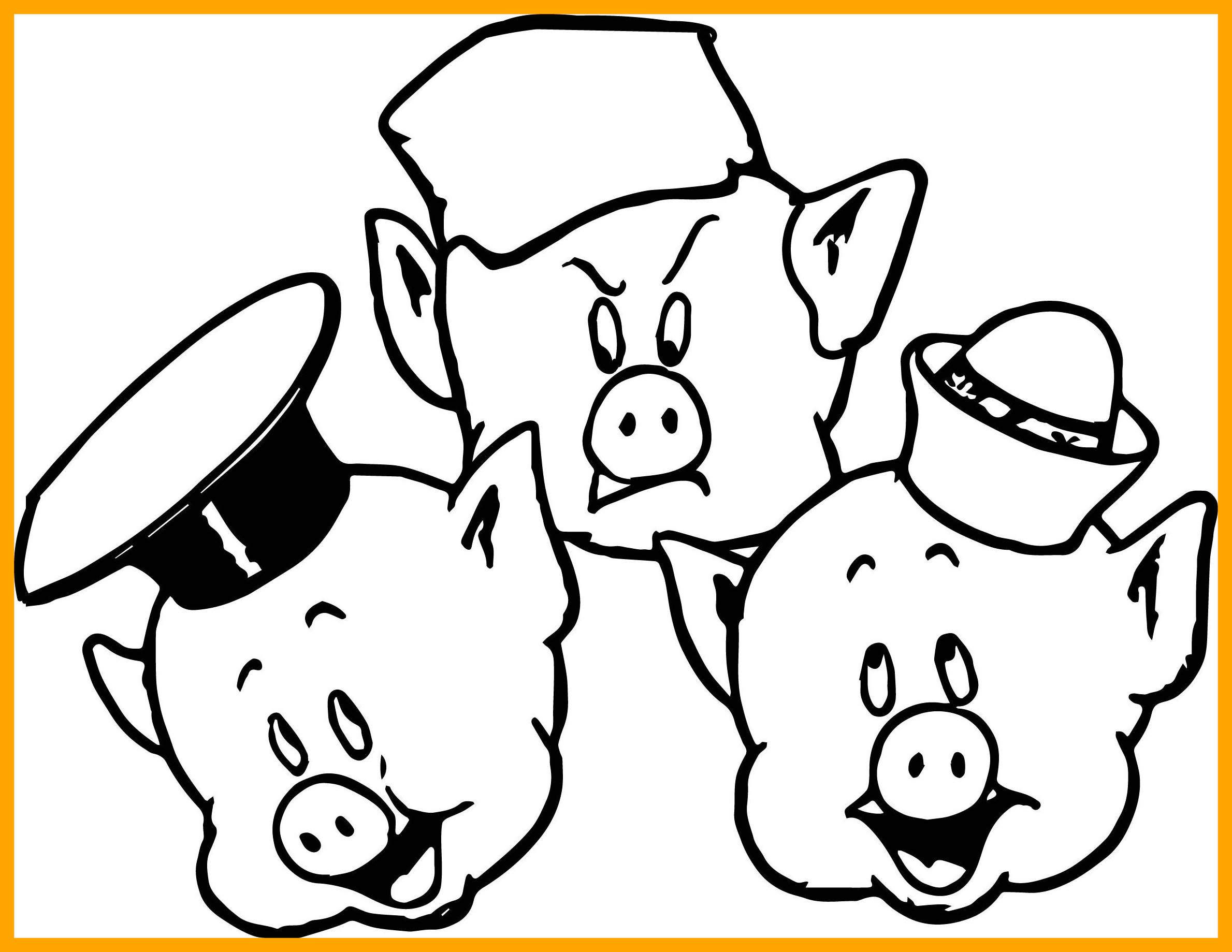 Cute Pig Coloring Pages at GetColorings.com   Free ...