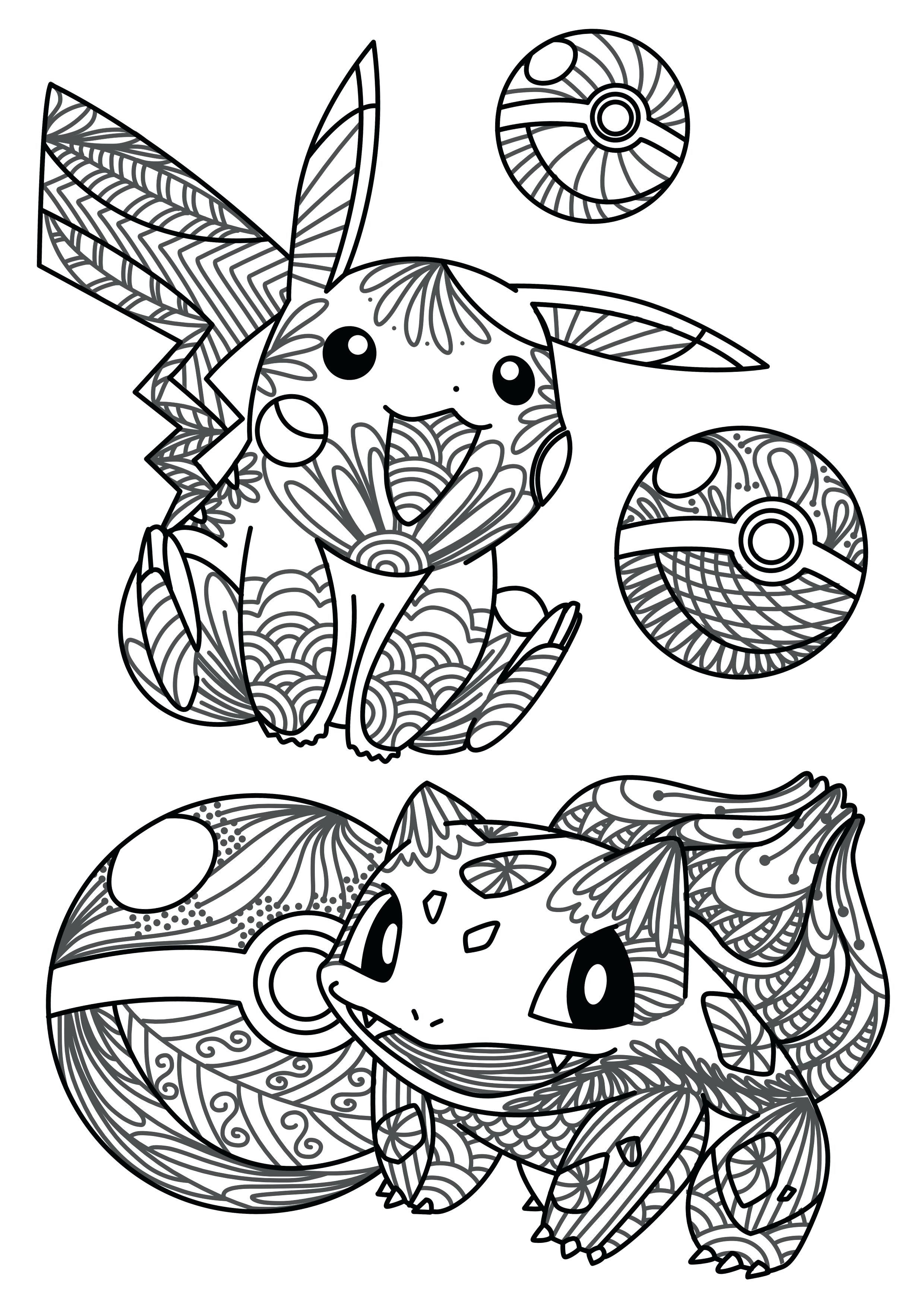 10 Cute Pokémon Coloring Pages to Brighten Your Day