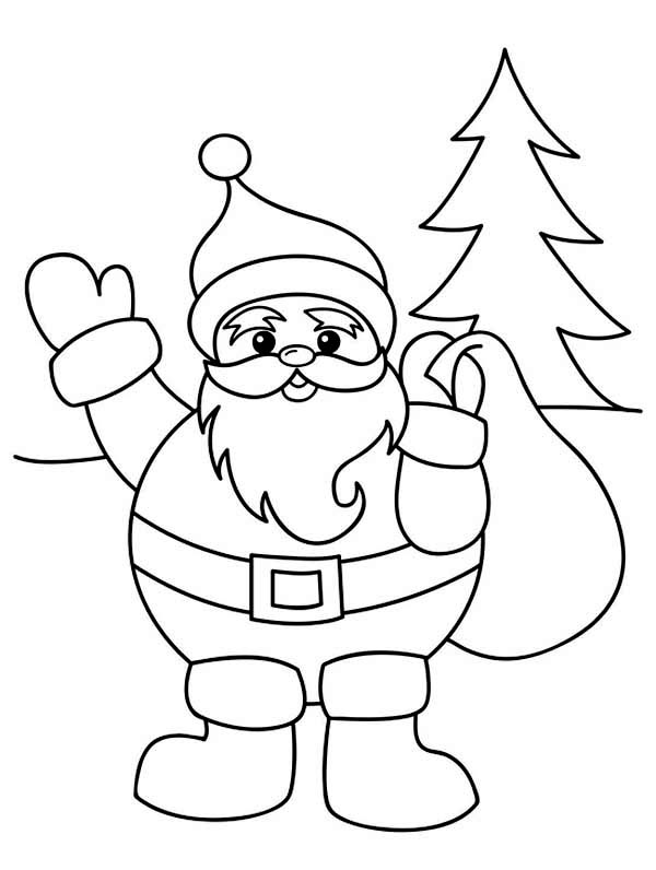 Cute Santa Claus Coloring Pages at GetColorings.com | Free printable