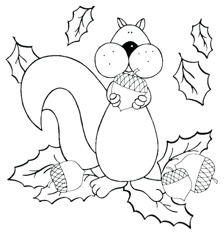 Cute Squirrel Coloring Pages at GetColorings.com | Free printable