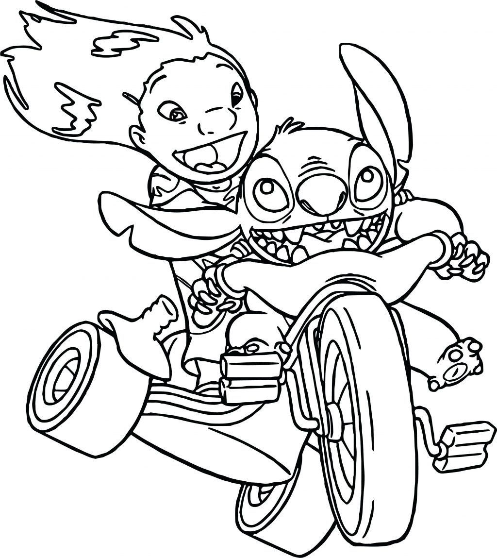 Cute Stitch Coloring Pages at GetColorings.com | Free printable