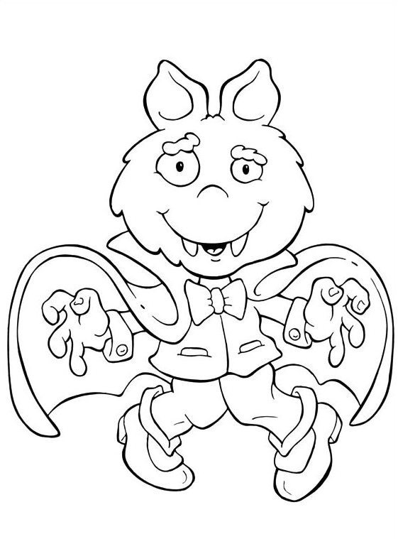 Cute Vampire Coloring Pages at GetColorings.com | Free printable
