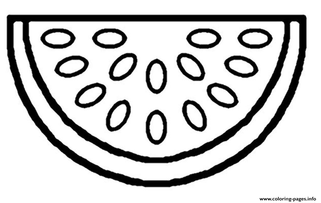 Cute Watermelon Coloring Pages at GetColoringscom Free