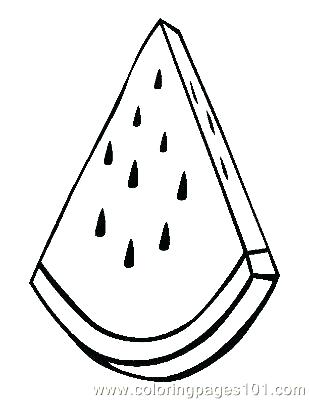 Coloring Sheets Of Watermelon - Apples and bananas coloring pages