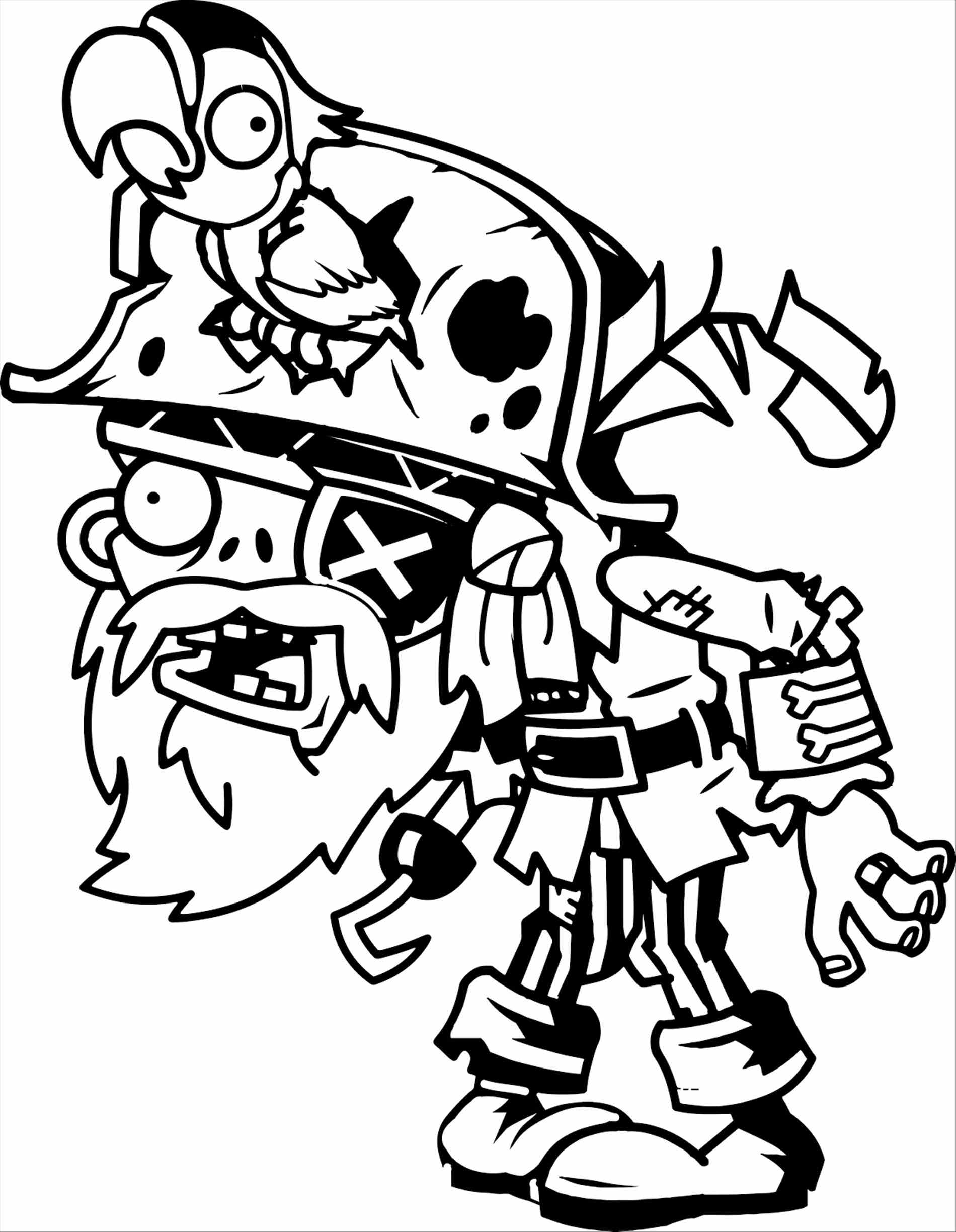 Cute Zombie Coloring Pages at GetColorings.com | Free printable