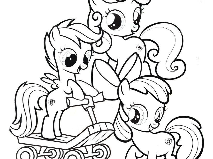 Cutie Mark Crusaders Coloring Pages at GetColorings.com | Free