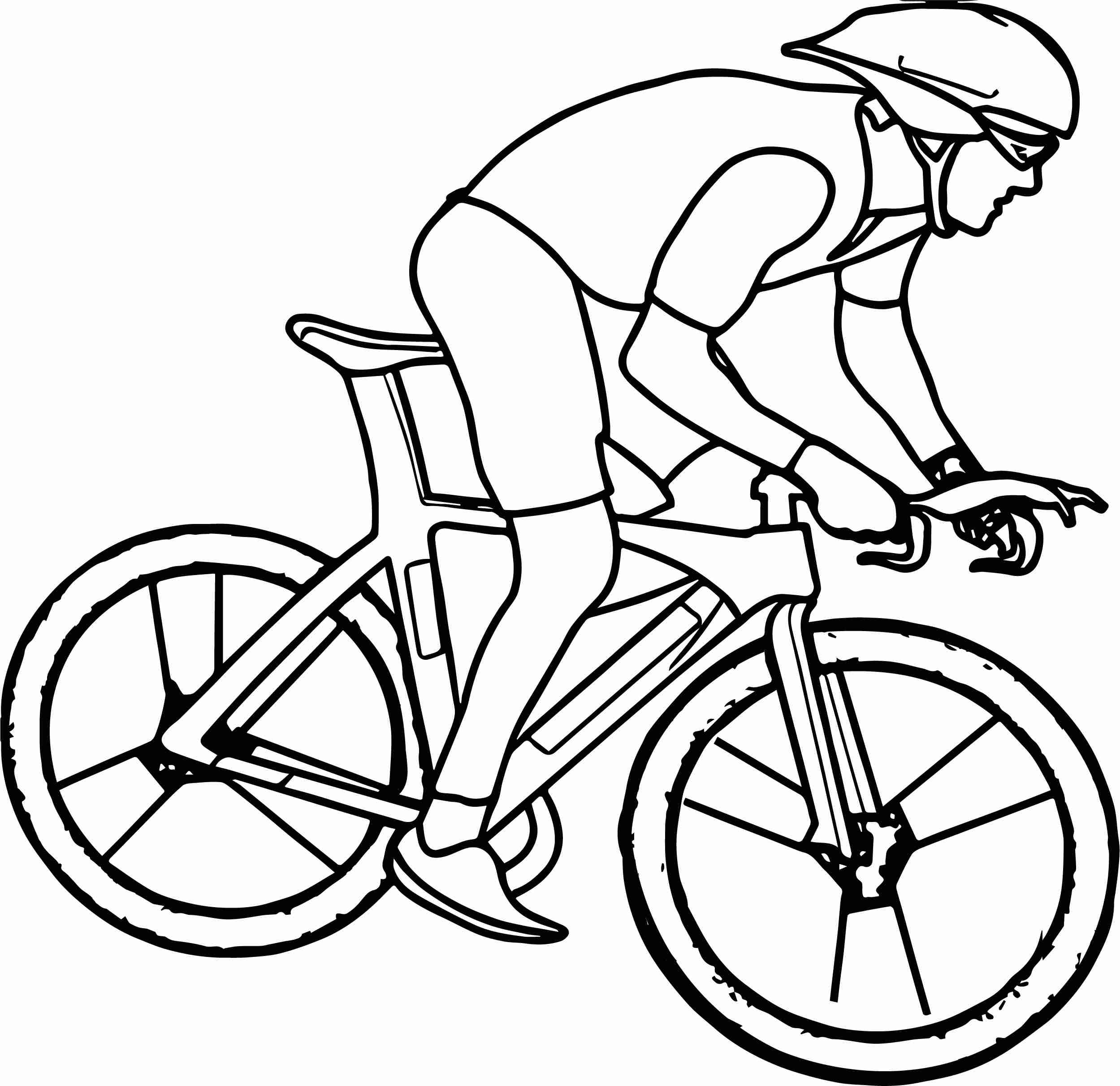 Cycling Coloring Pages at Free printable colorings