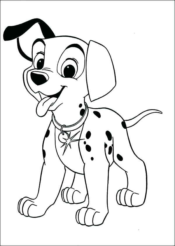 Dalmatian Dog Coloring Page At Getcolorings.com 