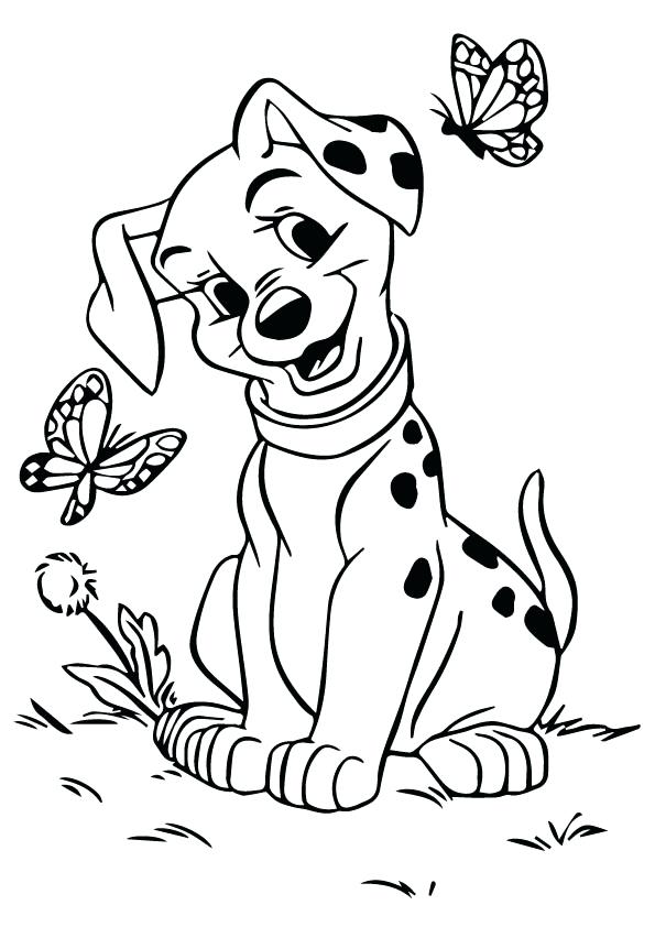 Dalmatian Puppy Coloring Pages at GetColorings.com | Free printable