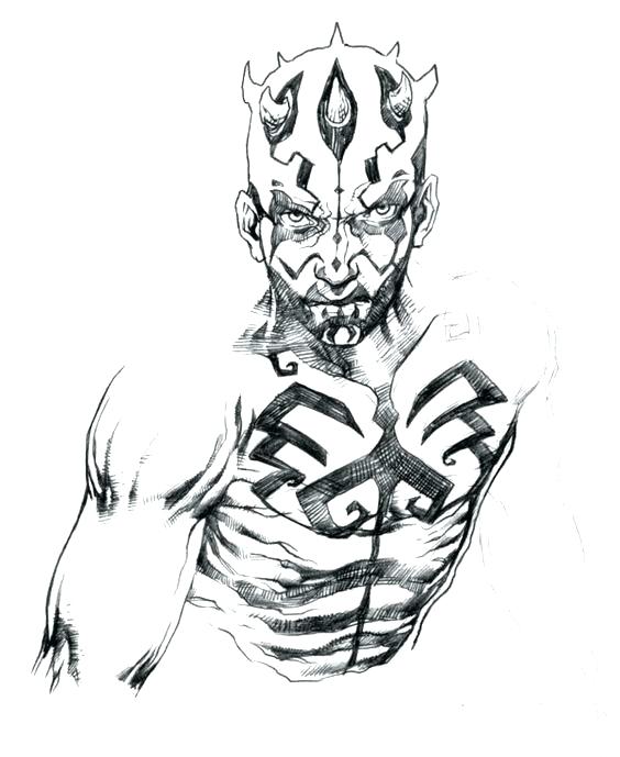 Darth Maul Coloring Page at GetColorings.com | Free printable colorings