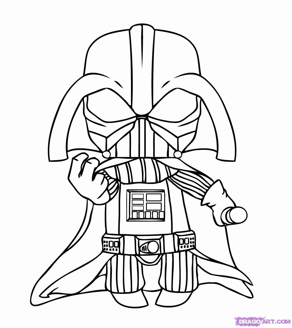 Darth Vader Coloring Pages For Kids at GetColorings com Free