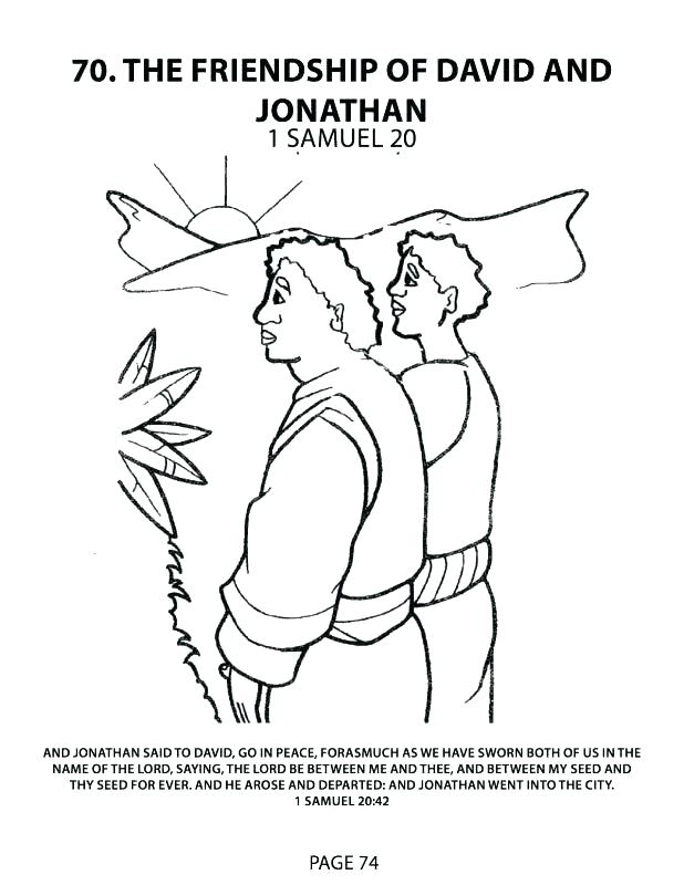 David Jonathan Coloring Page Clip Art Library - Vrogue.co