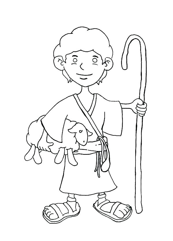 David The Shepherd Boy Coloring Pages at GetColorings.com ...