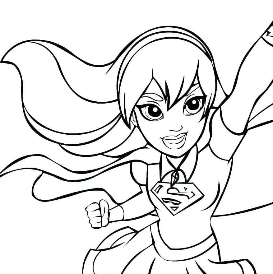 Dc Superhero Coloring Pages At GetColorings Free Printable 