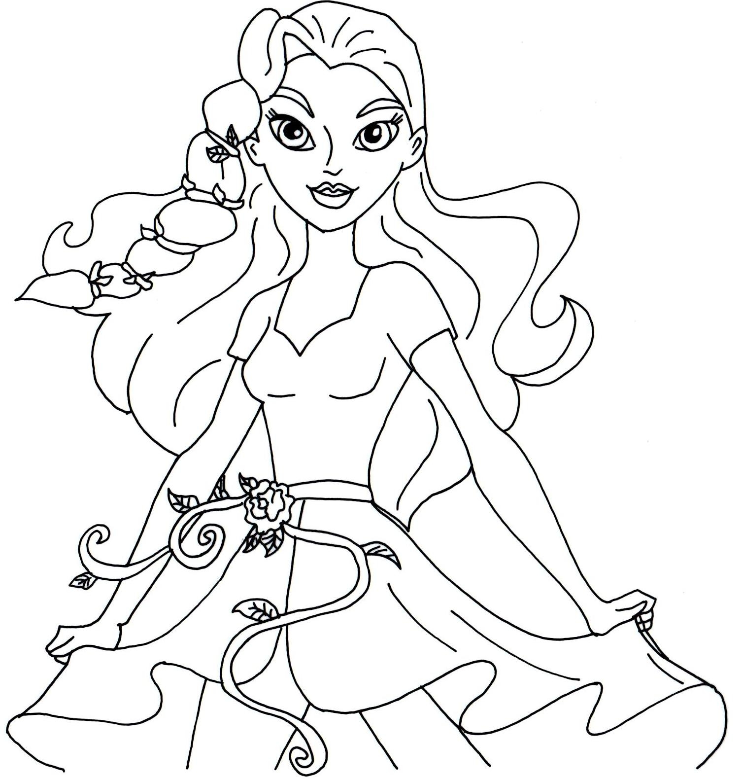 Dc Superhero Girl Coloring Pages At GetColorings Free Printable 