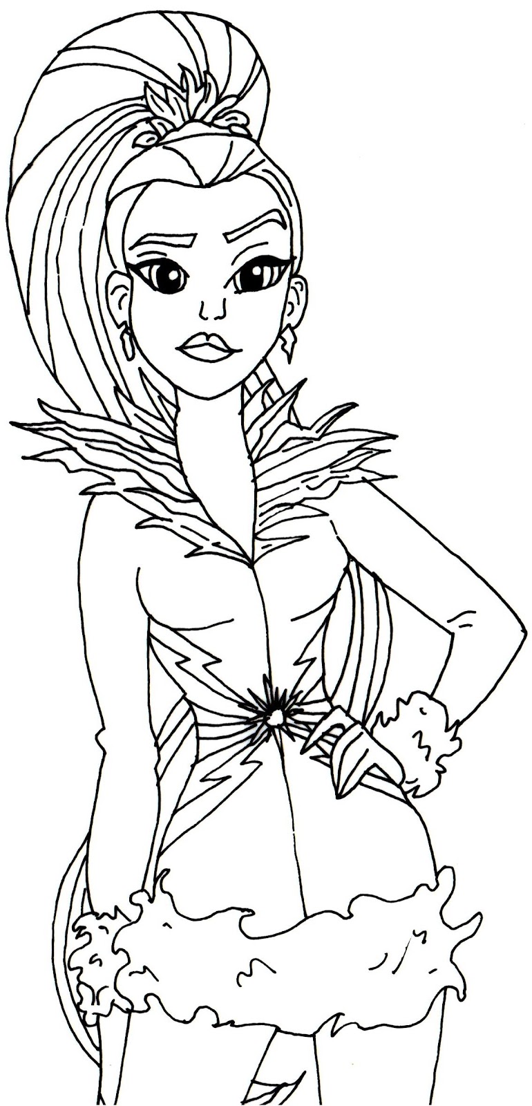 Dc Superhero Girls Coloring Pages at GetColorings.com ...