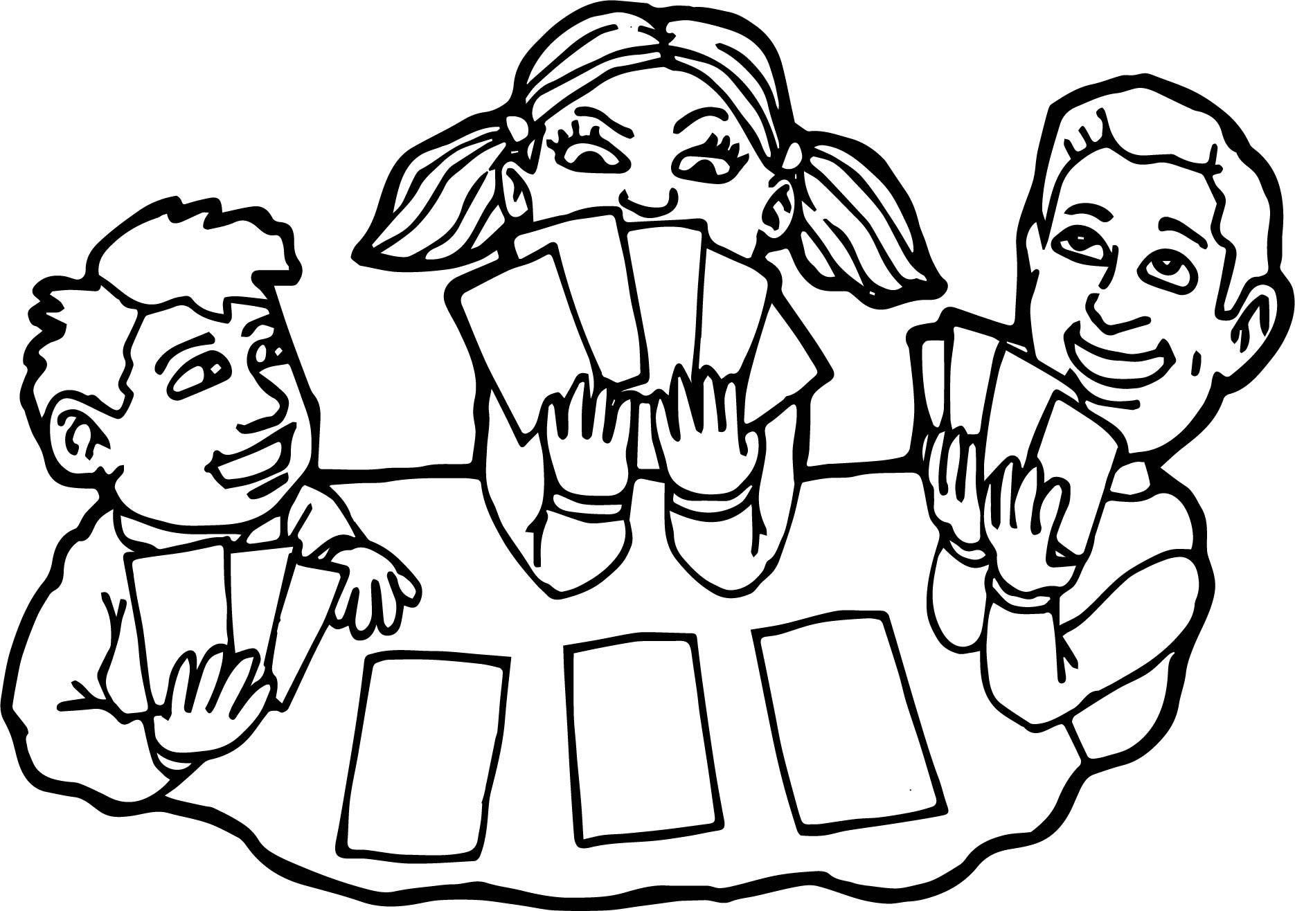 Deck Of Cards Coloring Pages At GetColorings Free Printable 