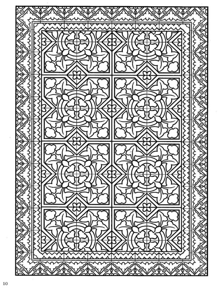 Decorative Coloring Pages at Free printable