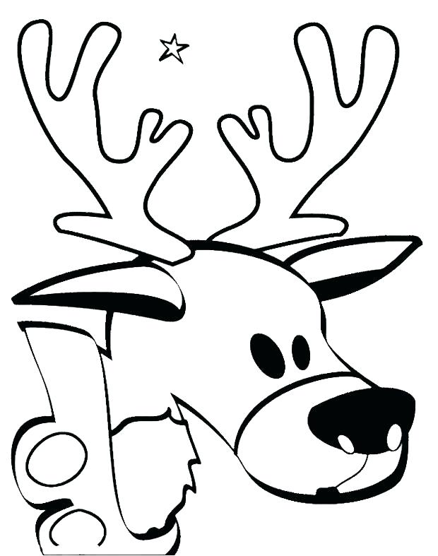 Deer Head Coloring Pages At Getcolorings.com 